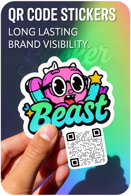 PEGATINAS CON CÓDIGO QR 