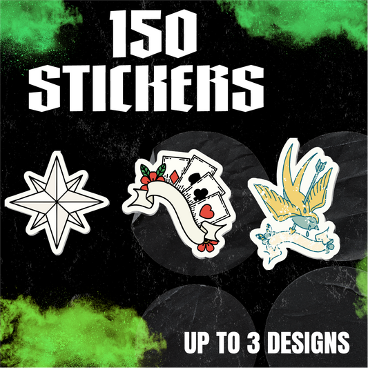 150 Tattoo Artist Stickers.