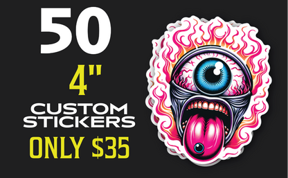 50 4"" Stickers