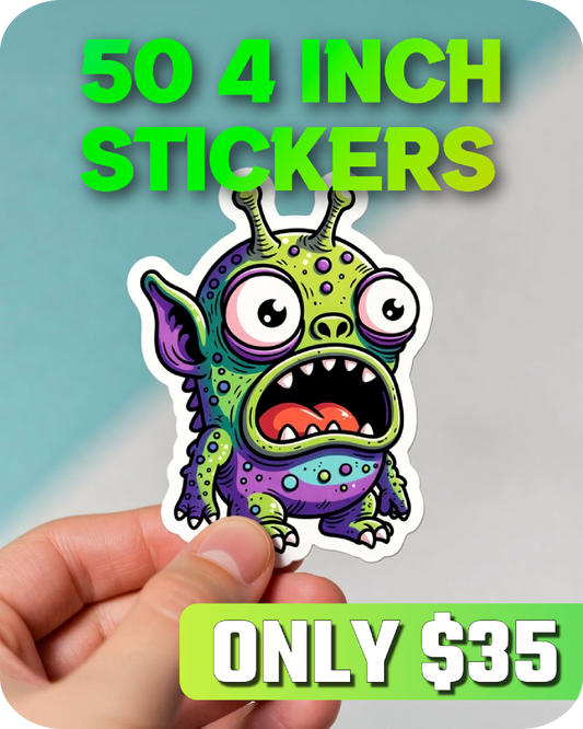 50 4"" Stickers
