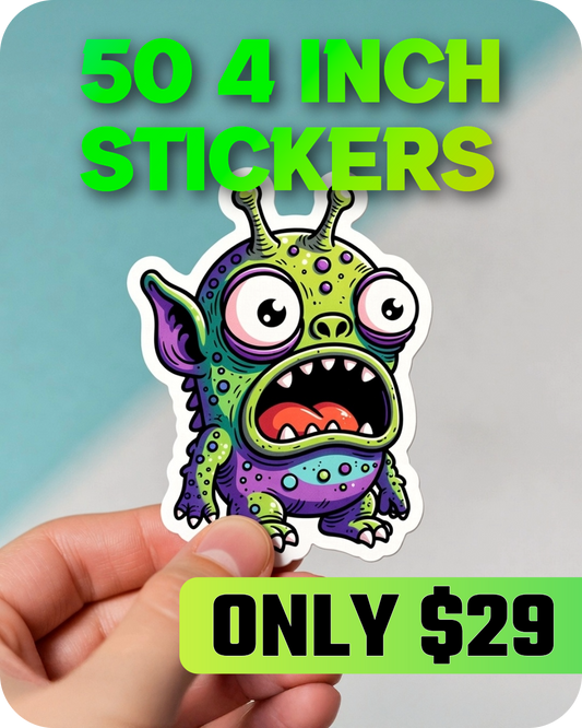 50 4"" Stickers