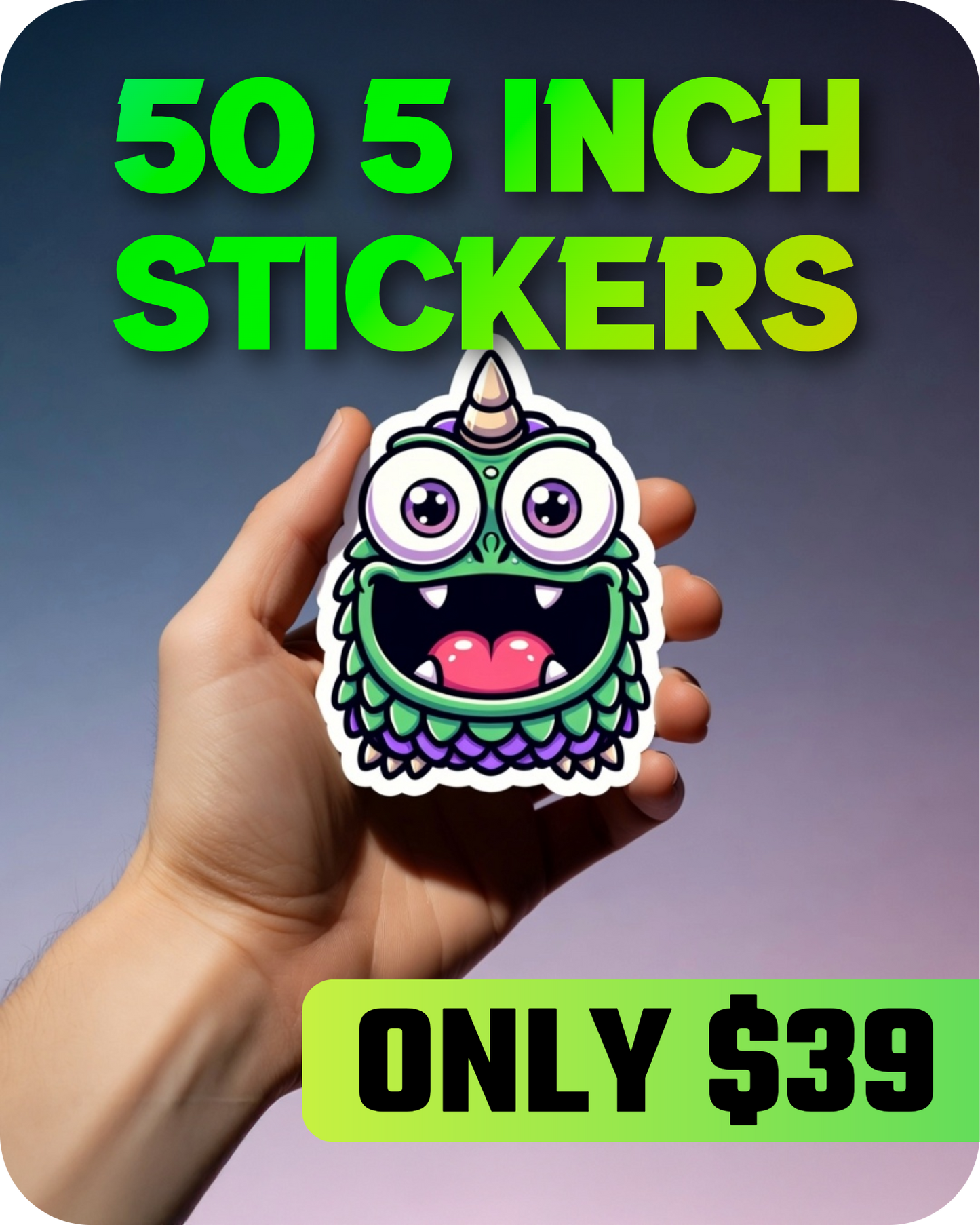 50 5" Stickers