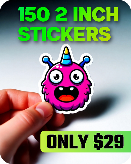 150 2" Stickers